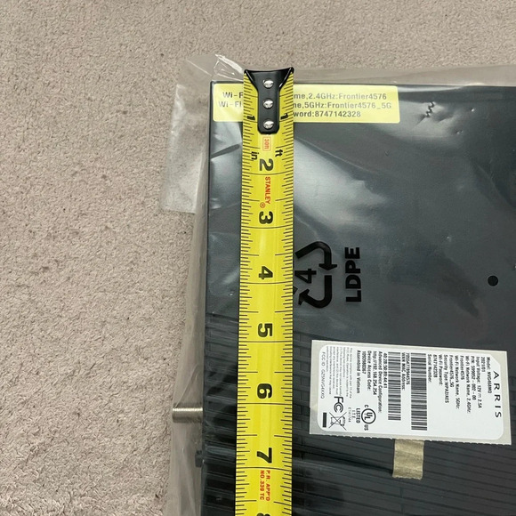 Arris Wireless Internet Modem-Black-Model NVG468MQ-Electronics-2021 - Picture 6 of 9